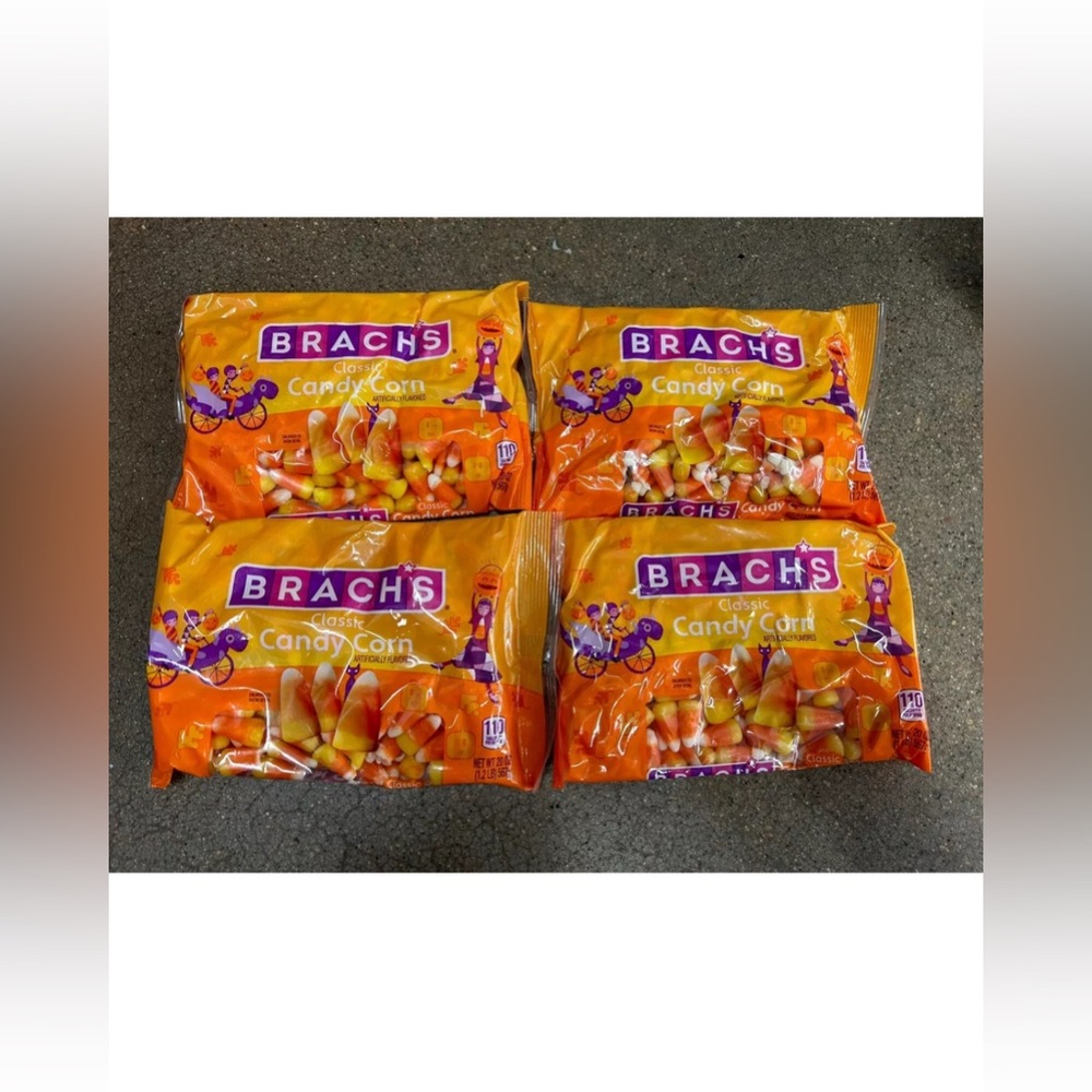 x4 Bags Brach's Classic Candy Corn Halloween Harvest 20oz Each Bb 02/2025